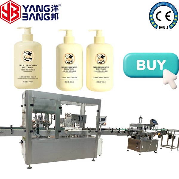 Factory Price Hot Sale Automatic Paste Filling Machine 4 Heads 304 Stainless Steel for Face Cream Shampoo Body Wash