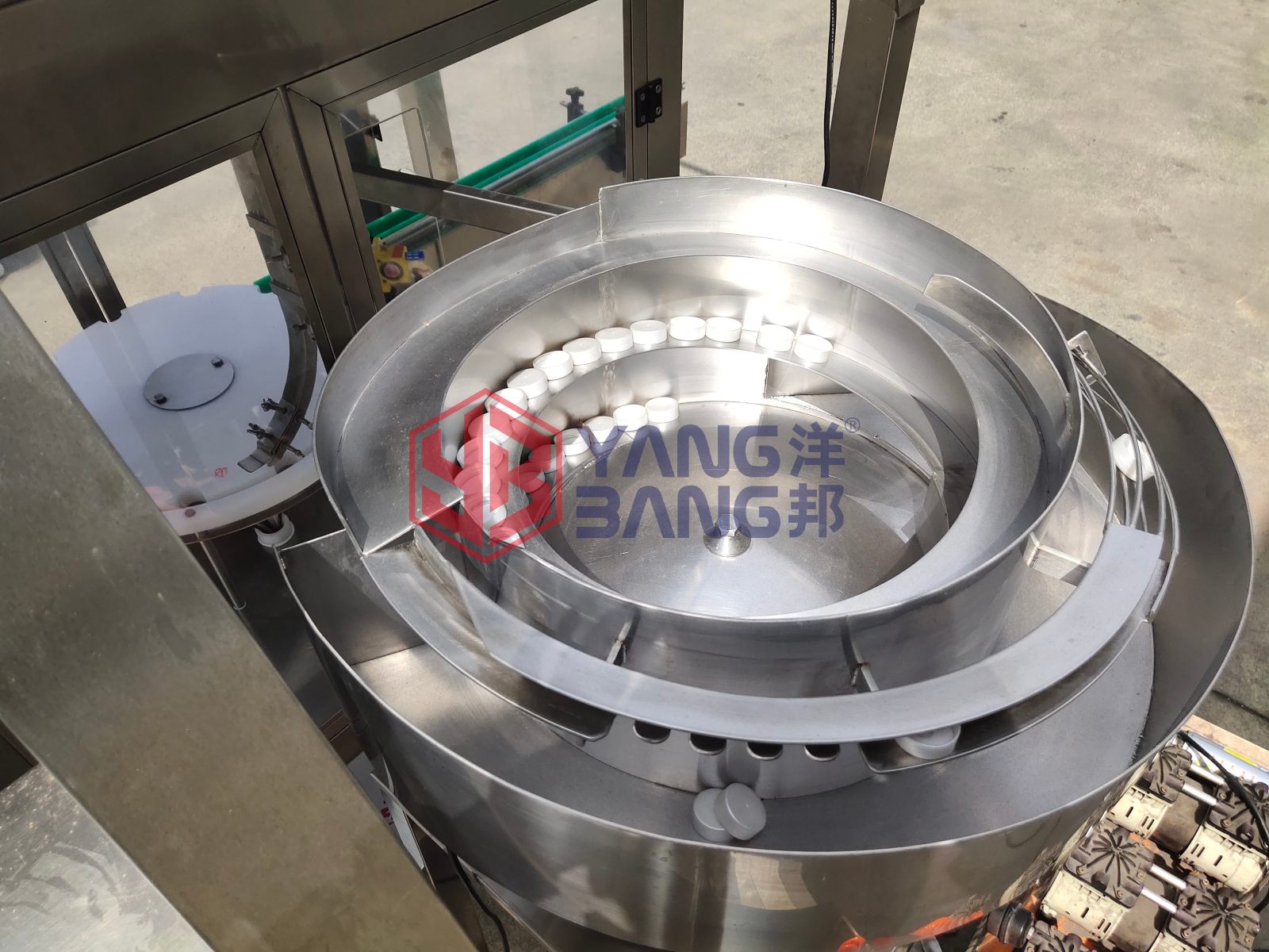 YB-KA High Efficiency Automatic Canned Jar Bottle Small Granule Nuts Grains Salt Filling Capping Machine Production Line
