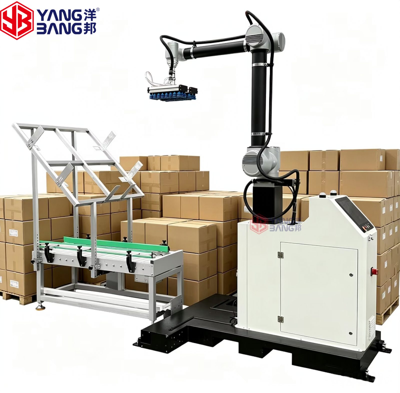 YB-MD35F Automatic Huge Payload Flexible Production Collaborative Stacking Palletizing Robot Can be Customized