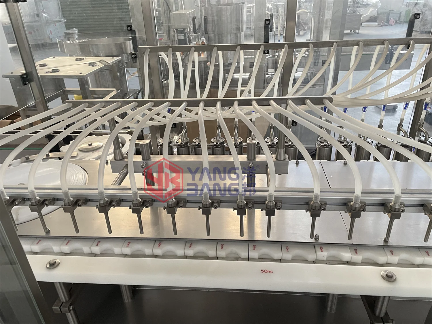 YB-K16B Automatic 16-head Servo Tracking Enery Drinks Filling and Sealing Machine