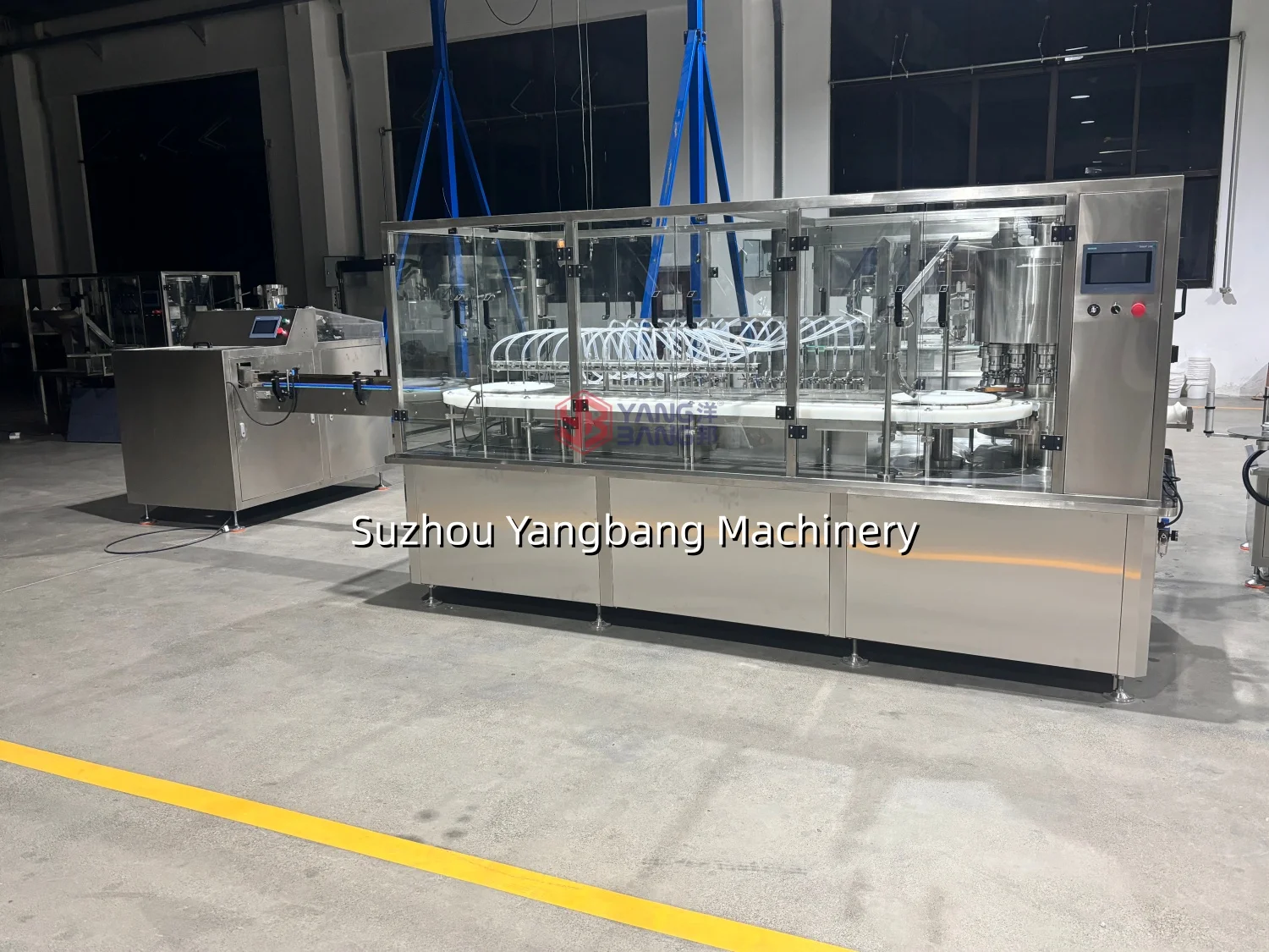YB-K16B Automatic 16-head Servo Tracking Enery Drinks Filling and Sealing Machine