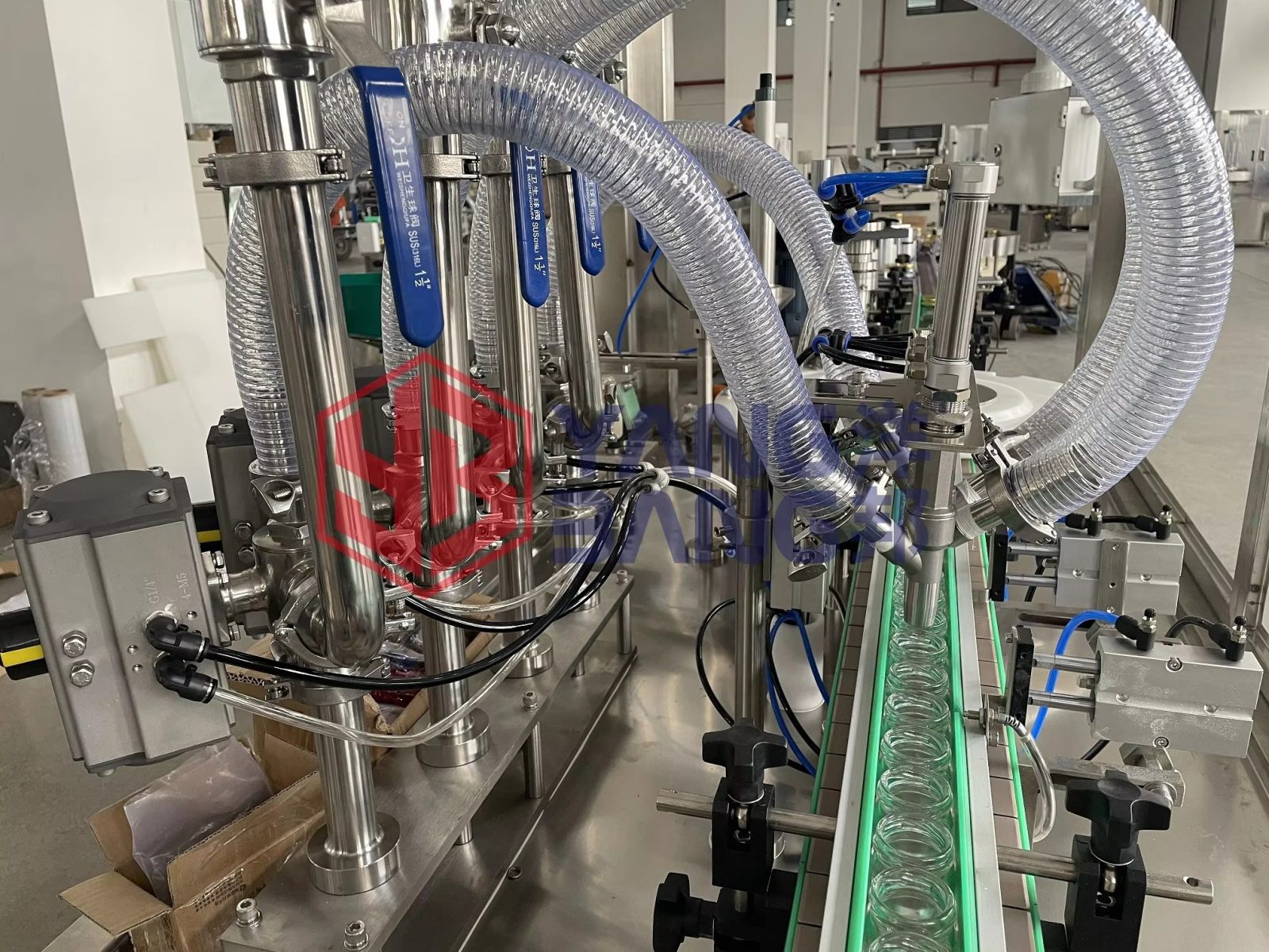 YB-G2 Automatic Double Following Head Peanut Butter Filler Viscous Paste Filling Machine for Food Production Line