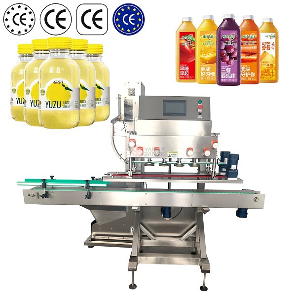 YB-CG120 Automatic Sealing Capping Machine Water Oil Plastic Bottle Cap Assembly Production Line