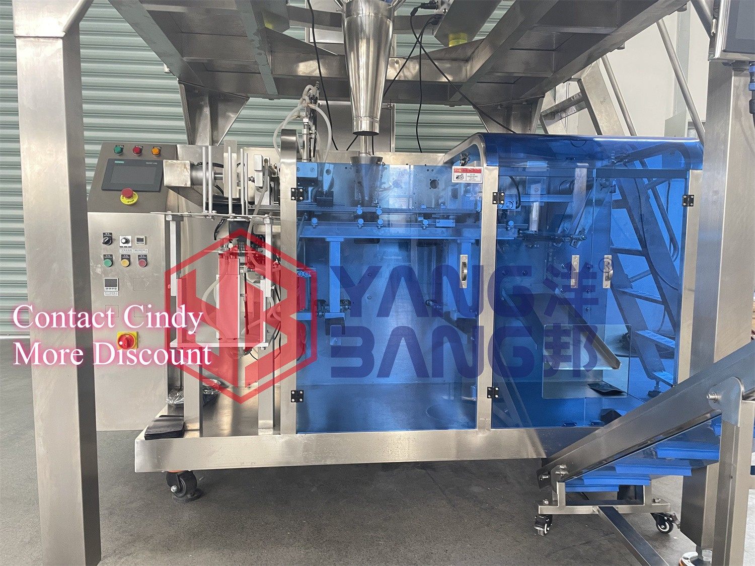 Candy Chocolate Bean Packing Machine YB-GD210K Automatic Filling Sealing for Sweet Candies Snack Food Packaging Line