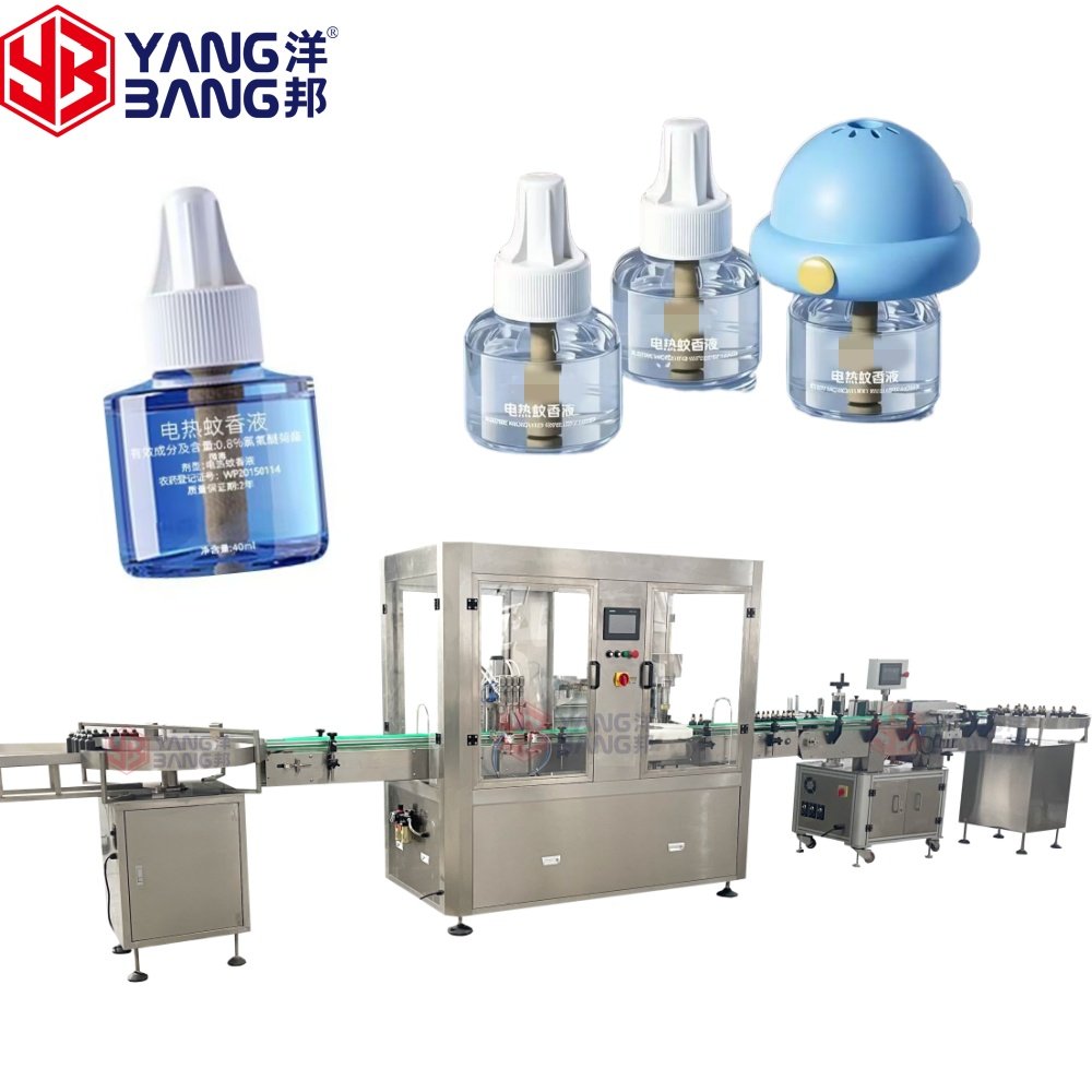 YB-YG4 Full Automatic Multi Nozzle Full Auto Mosquito Repellent Liquid Filler High Production Efficiency