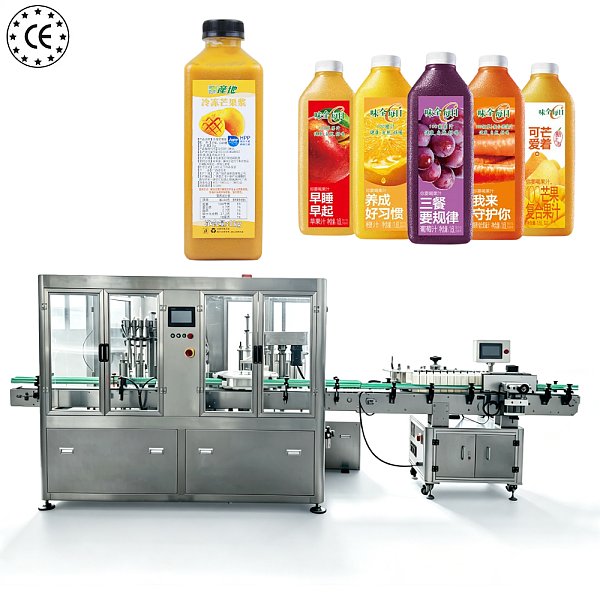 YB-YG4 Factory Manufacturer Orange mango Pineapple Fruit Juice Beverage Manufacturing Plant Juice Bottling Filling Plant Machine