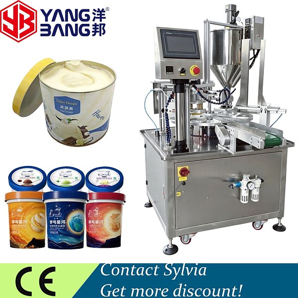 YB-FBJ2 High Quality Automatic Liquid Filling and Packing Machine Yogurt Cup Packaging Machine Easy to Operate