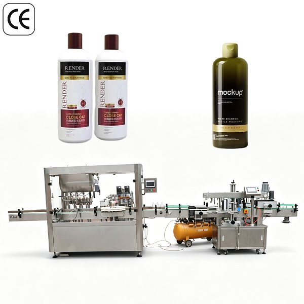 Full Auto Shampoo Filling Machine Liquid Detergent Bottle Filler Capping Machine for Cosmetic and Daily Necessities Industry