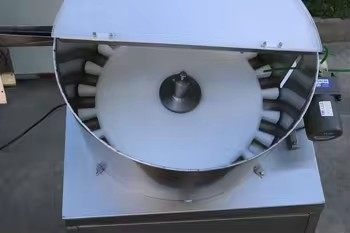 YB-LPA Automatic Bottle Unscrambler Plastic Bottle Sorting Machine Round Bottle Turn Rotary Accumulation Table