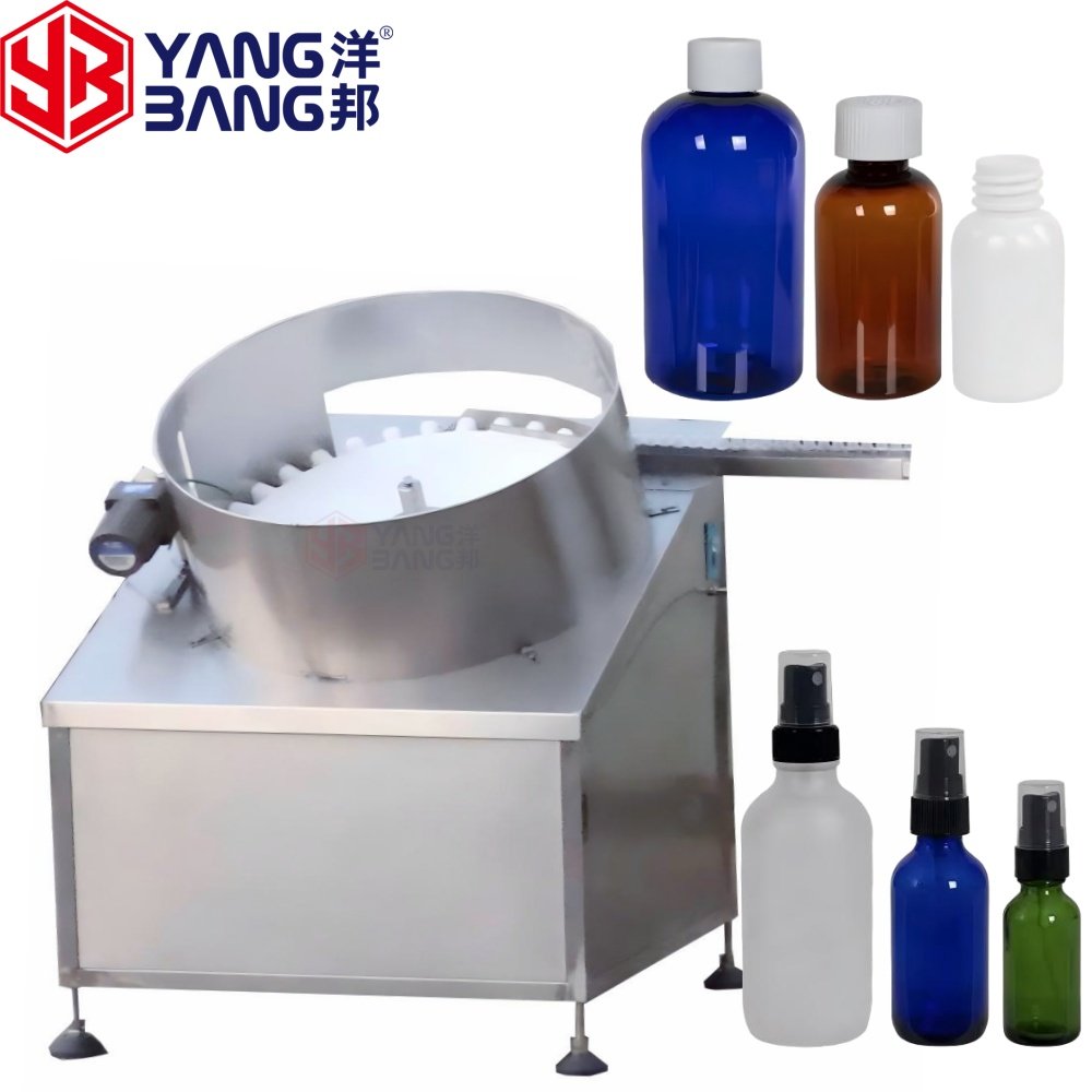 YB-LPA Automatic Bottle Unscrambler Bottle Sorting Machine Round Bottle Turn Rotary Accumulation Table
