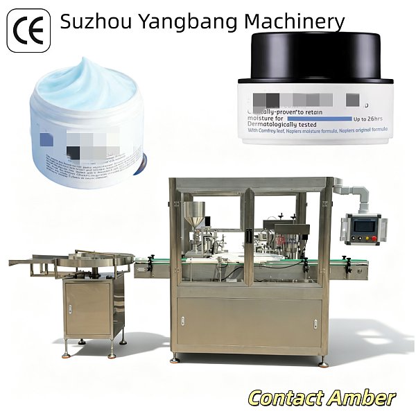 YB-J1B Automatic Single Head Screw Capping Machine For Face Cream Lotion Cosmetic Bottle Lid Tightening Equipment