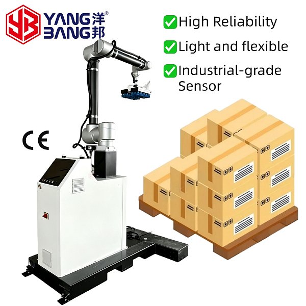 YB-MD35L Automatic Lifting Type Palletizer Fast Delivery Case Heavy Payload Robot Palletizing Machine Energy Saving
