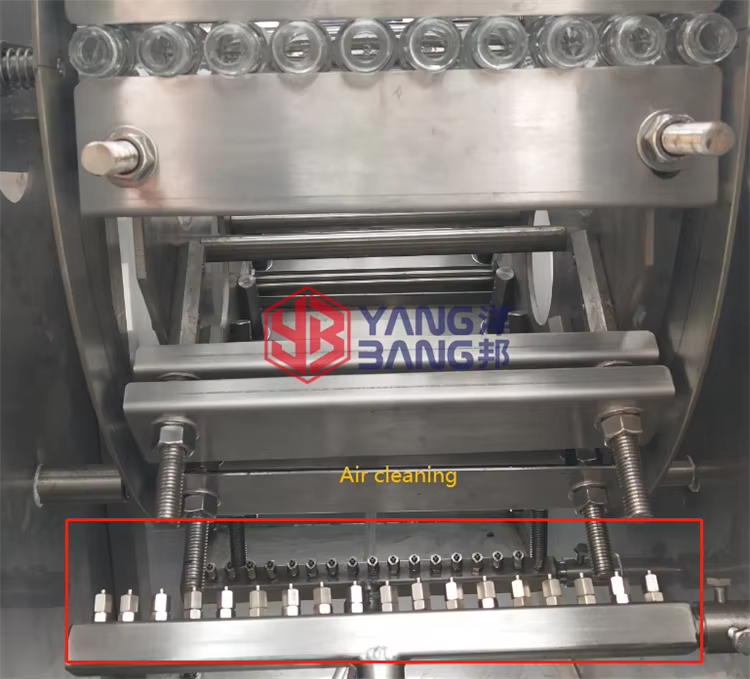 YB-ZX100 High Efficiency Rotary Drum Bottle Washing Machine with Ultrasonic Cleaning for Glass Vials Recycling Production Line