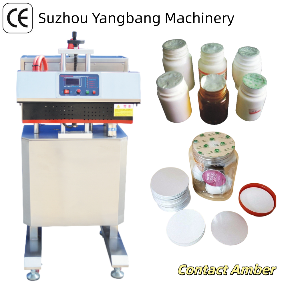 YB-LF70 High Speed Automatic Foil Sealing Machine for Food Jam Honey Sauce Plastic Bottle Aluminum Cap Induction Sealer
