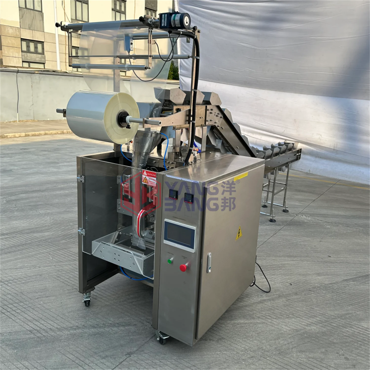 YB-450LD Hot Sale Factory Price Chain Bucket Packaging Alfalfa Sprouts Bean Sprouts Packaging Machine Stainless Steel