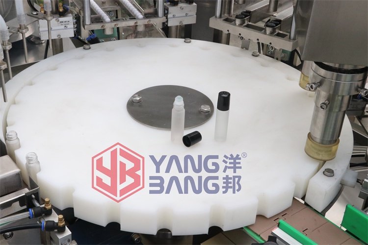 YB-Y4 Ball Perfume Bottle Filling Machine Cosmetic Roll on Liquid Filling Machinery for Mini Perfume Container Production