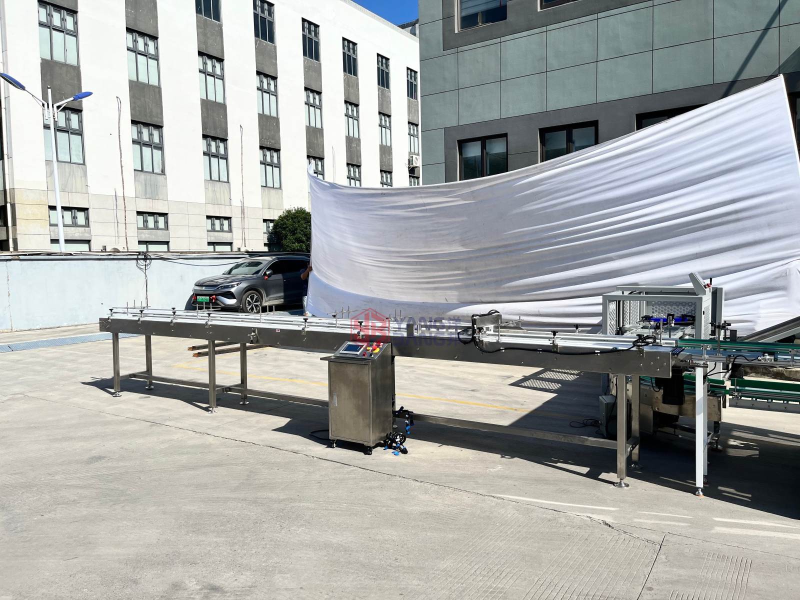 YB-ZX1300-2 Full Automatic Case Erector Packer Sealer Palletizer Packing Line Post Packing Equipment Custom Packing Line
