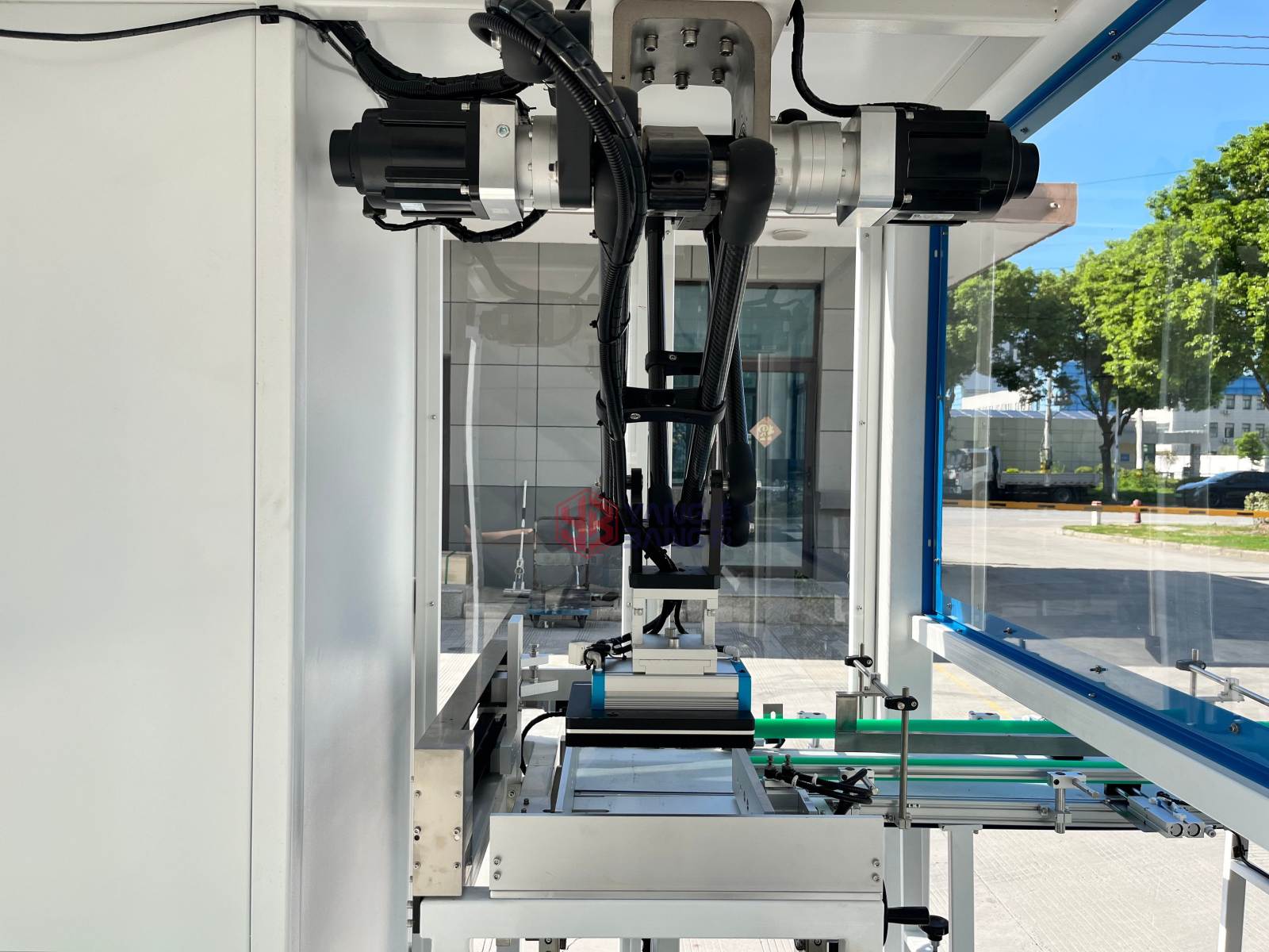 YB-ZX1300-2 Full Automatic Case Erector Packer Sealer Palletizer Packing Line Post Packing Equipment Custom Packing Line