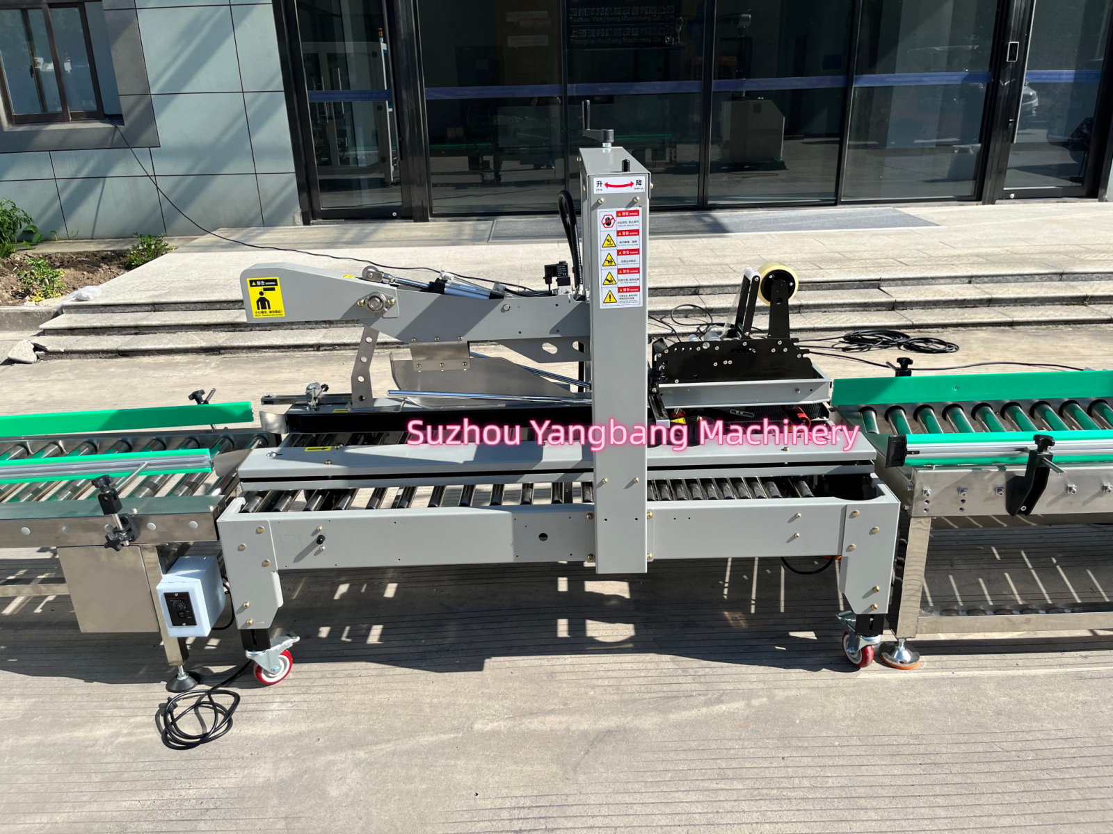 YB-ZX1300-2 High Speed Automatic Coffee Cup Case Packer Machine SUS304 Robotic Arm Box Packing Production Line