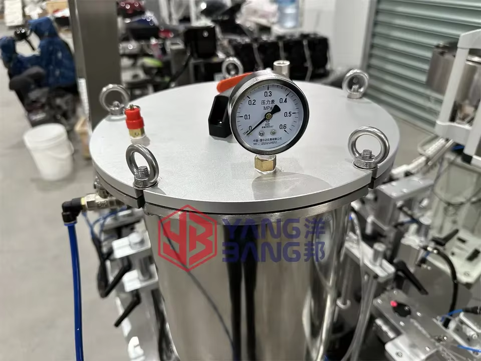YB-MZB Fully Automatic Gloss Tube Eyeliner Eyebrow Pen Nail Polish Mascara Filling Making Manufacture Machine