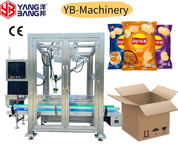 YB-ZXA Automatic Delta Robot Case Packing Machine High Speed Pick and Place Robot Case Packer