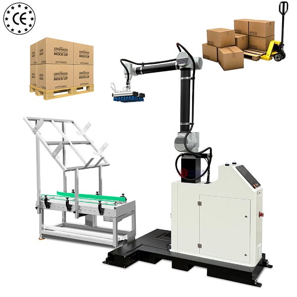 YB-MD35F Full Automated Handling Carton Box Robotic Palletizer Robot Pallet Stacker With Palletizing Robot Price