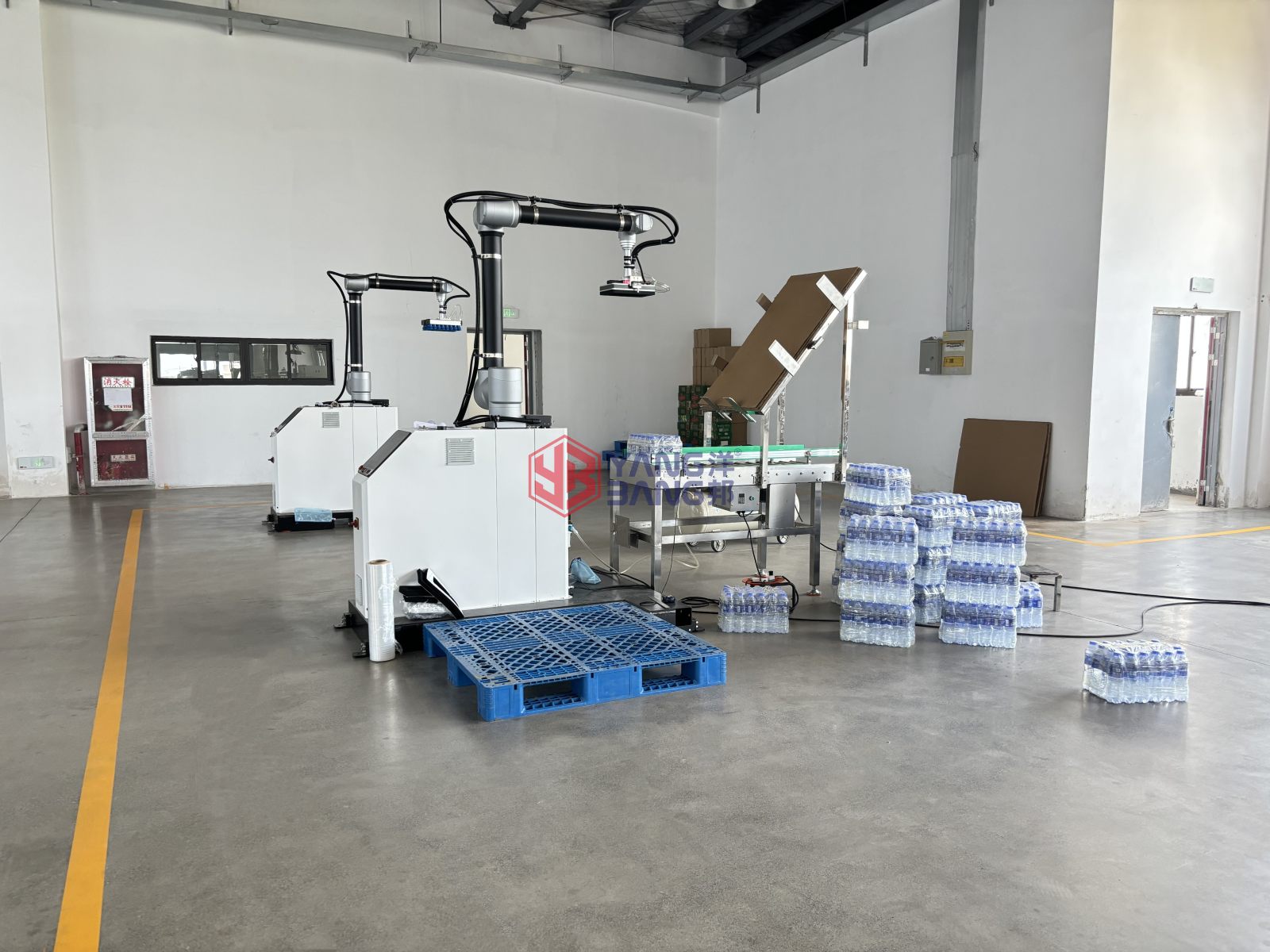 YB-MD35L  Series Heavy Duty Automatic Palletizer for Fertilizer Feed Cement Bags Palletizing Robot System