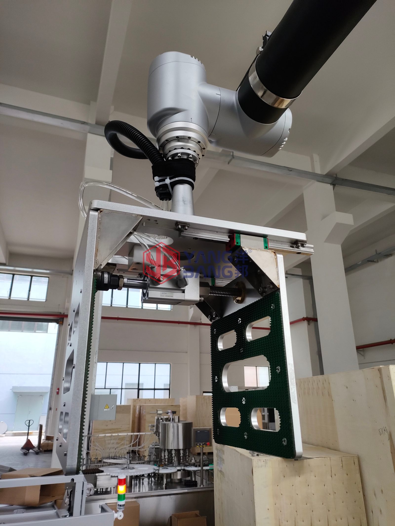 YB-MD35L  Series Heavy Duty Automatic Palletizer for Fertilizer Feed Cement Bags Palletizing Robot System