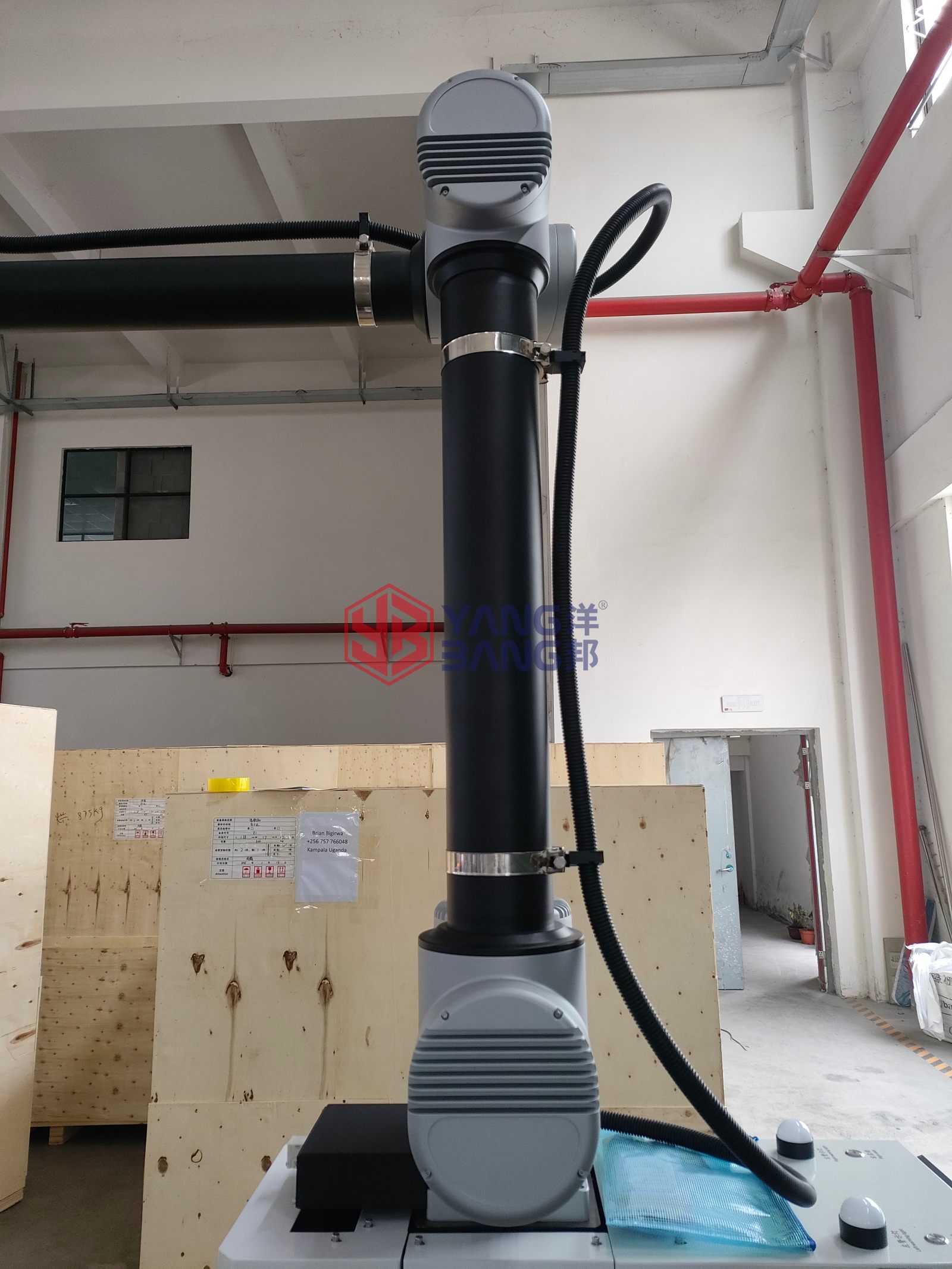 YB-MD35L  Series Heavy Duty Automatic Palletizer for Fertilizer Feed Cement Bags Palletizing Robot System