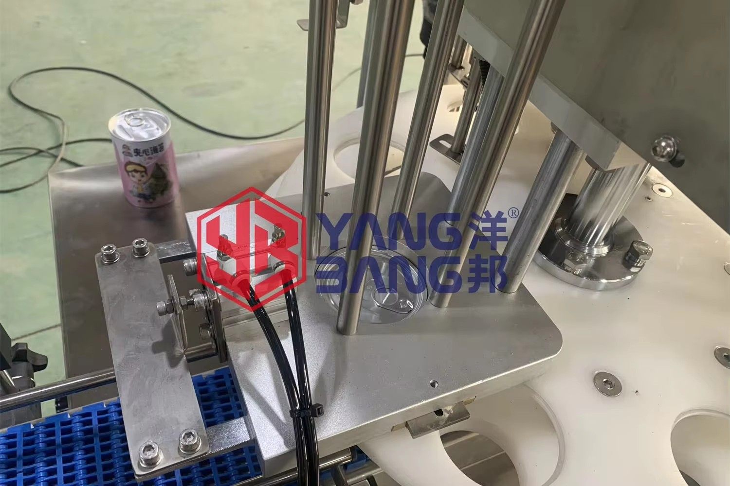 YB-FG130B China Factory High Speed Automatic Can Sealing Machine with PLC Control Precision Tin Can Seamer for Milk Powder Cans