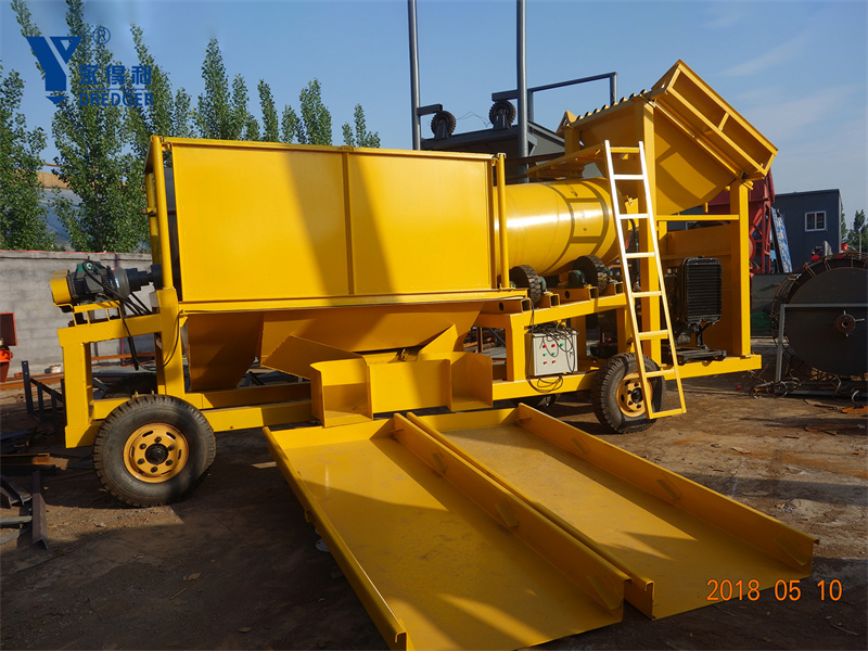 Usine de lavage d'or 50tph