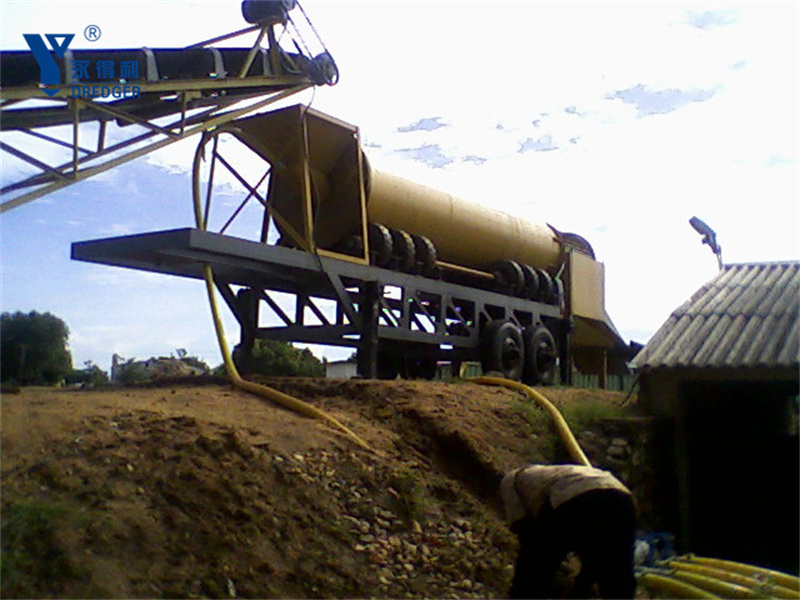 Laverie de pierres précieuses de 100tph
