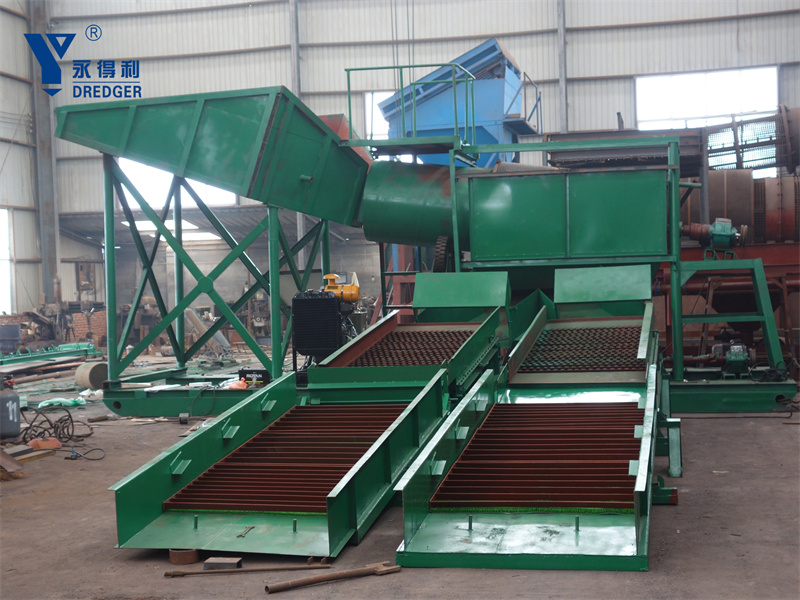 Usine de lavage d'or de 100 tph