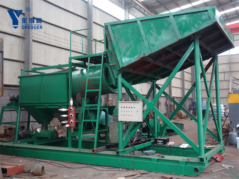 Usine de lavage d'or de 100 tph