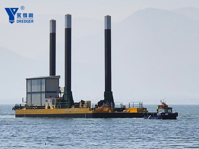 Pontoon pour excavatrice