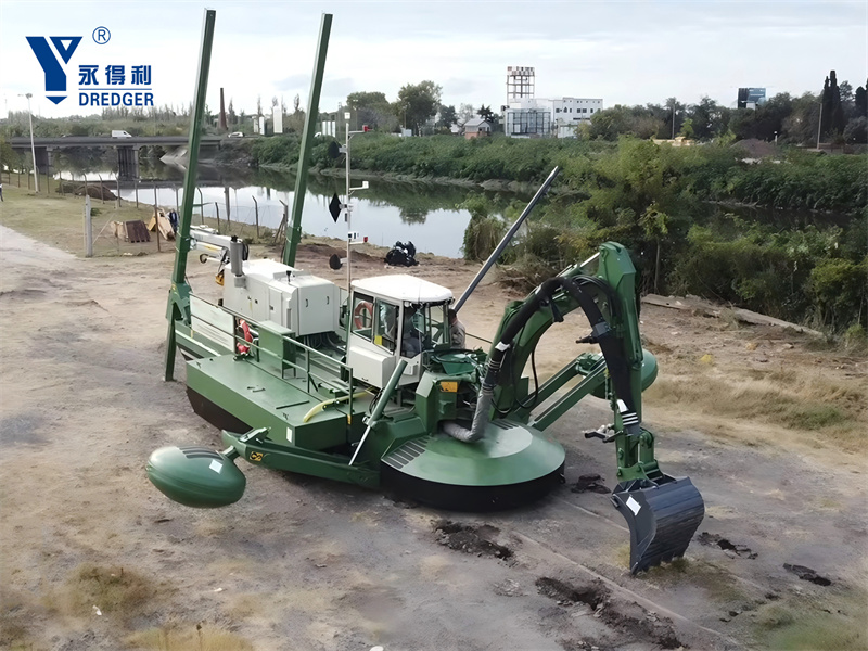 Drague amphibie