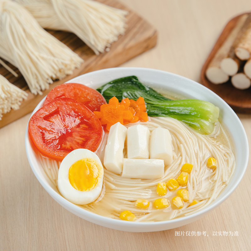프리미엄 원료 참마면, 어린이 & 어르신을 위한 소화가 잘 되는 영양 얇은 파스타, 다양한 조리 방식의 인스턴트 면