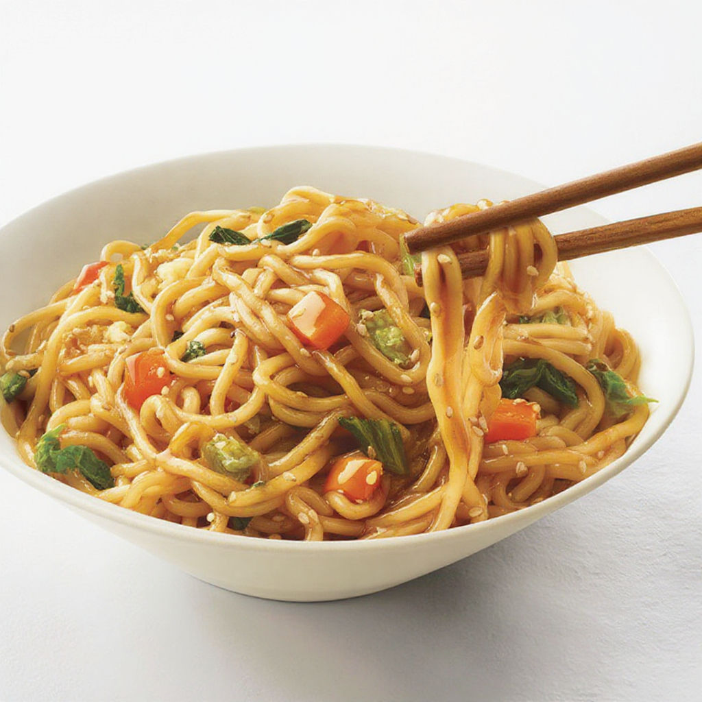 Gustate le gustose noodles morbide! Senza grassi, veloci da preparare e facili da cucinare in vari modi.