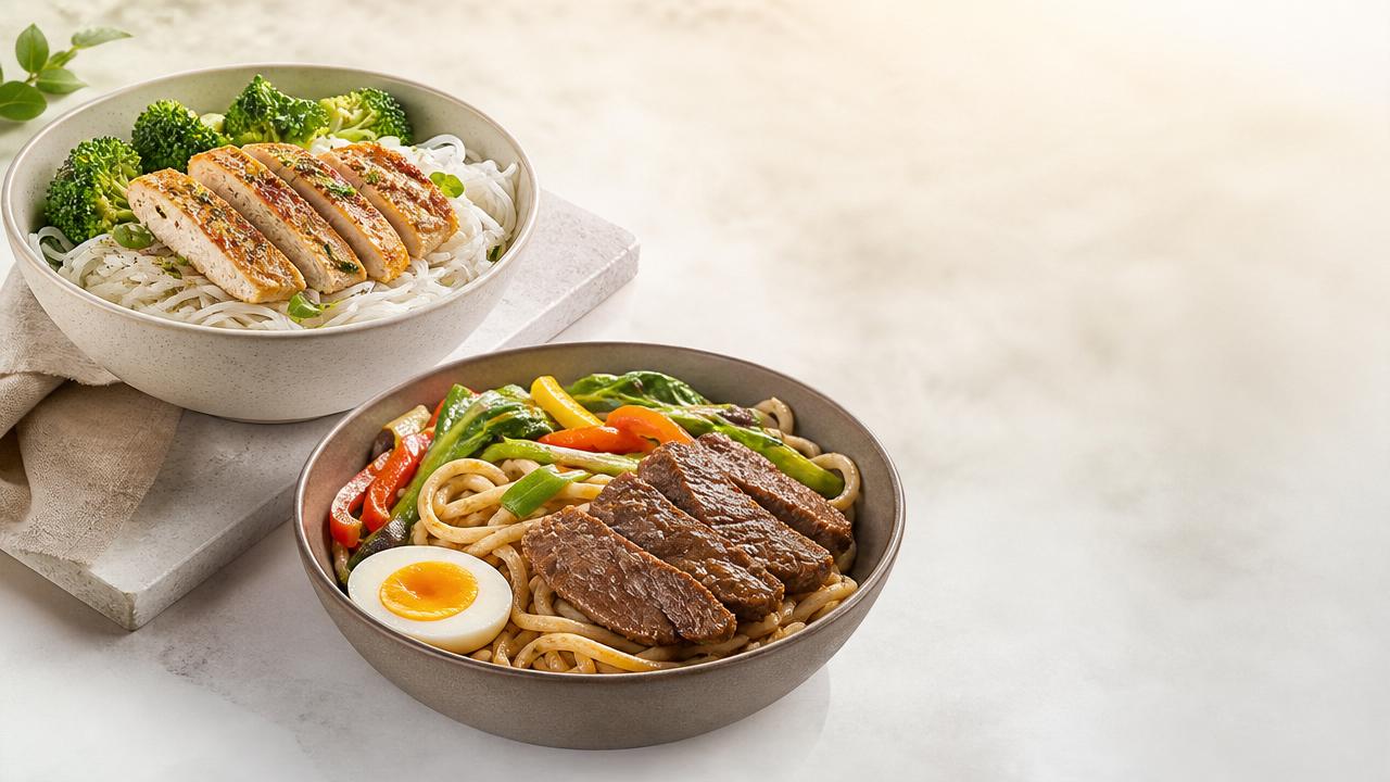 ¿Son mejores los fideos de arroz o los fideos de trigo para las comidas de fitness?