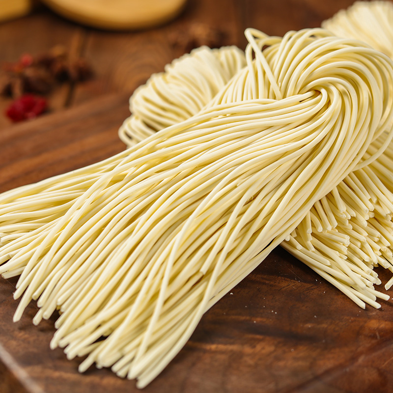 Wuwei Maishe fideos ramen frescos japoneses 400g, fideos crudos de trigo de textura elástica para sopa & salteados