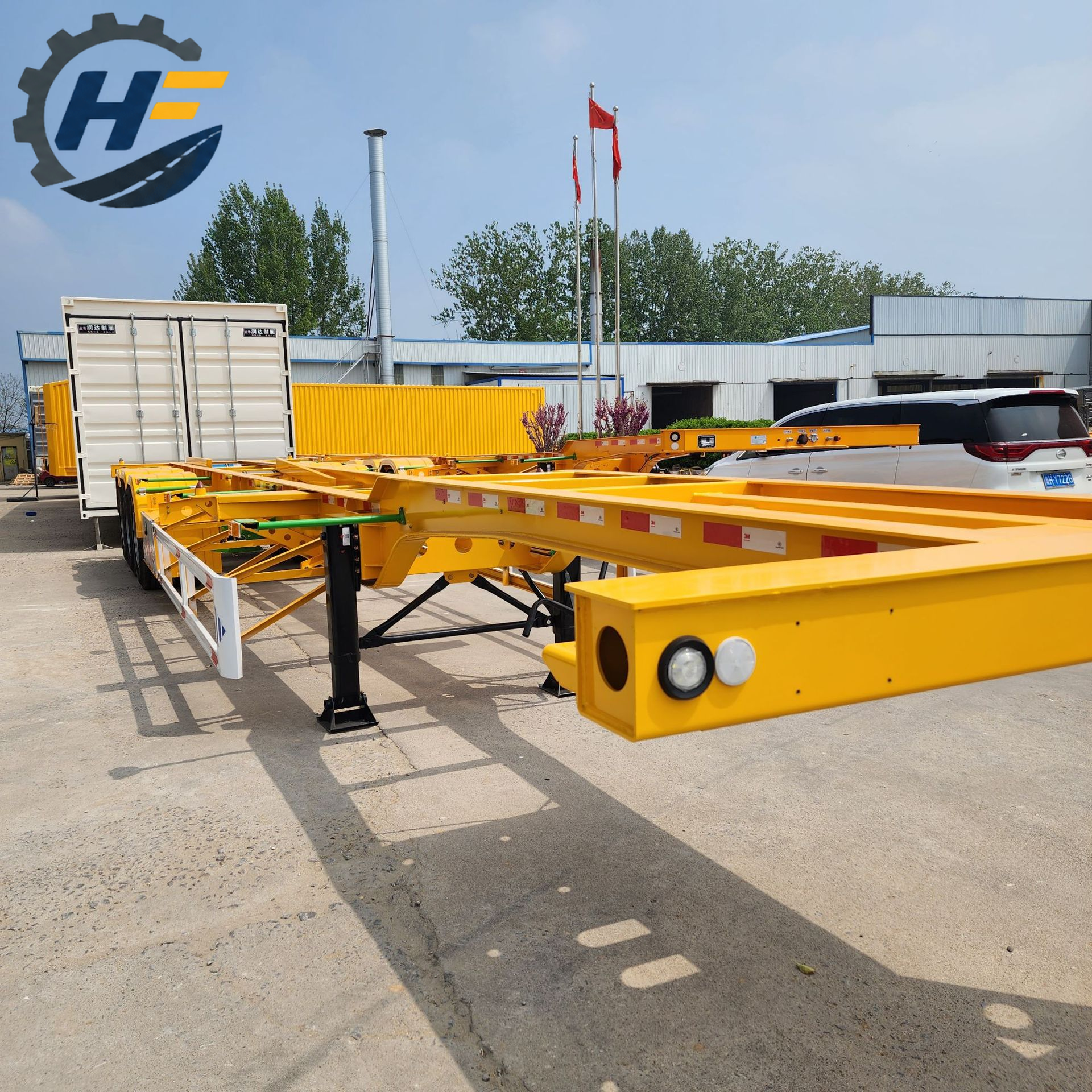 3 Axle Skeleton Semi Trailer