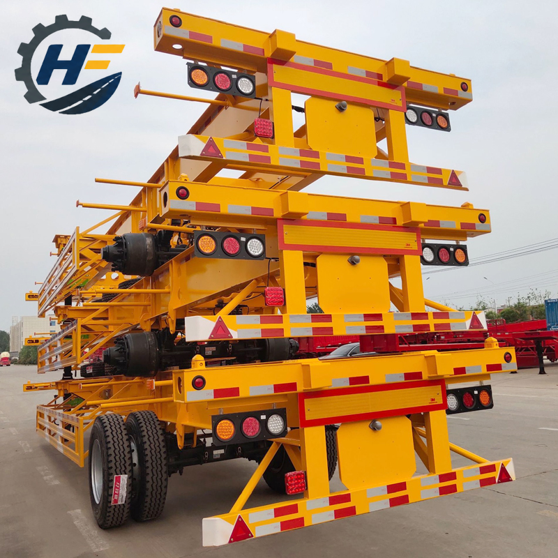 3 Axle Skeleton Semi Trailer