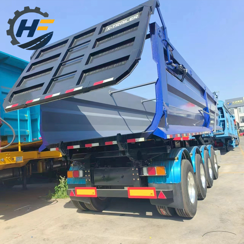 4 Axle U Shape Tipper Trailer