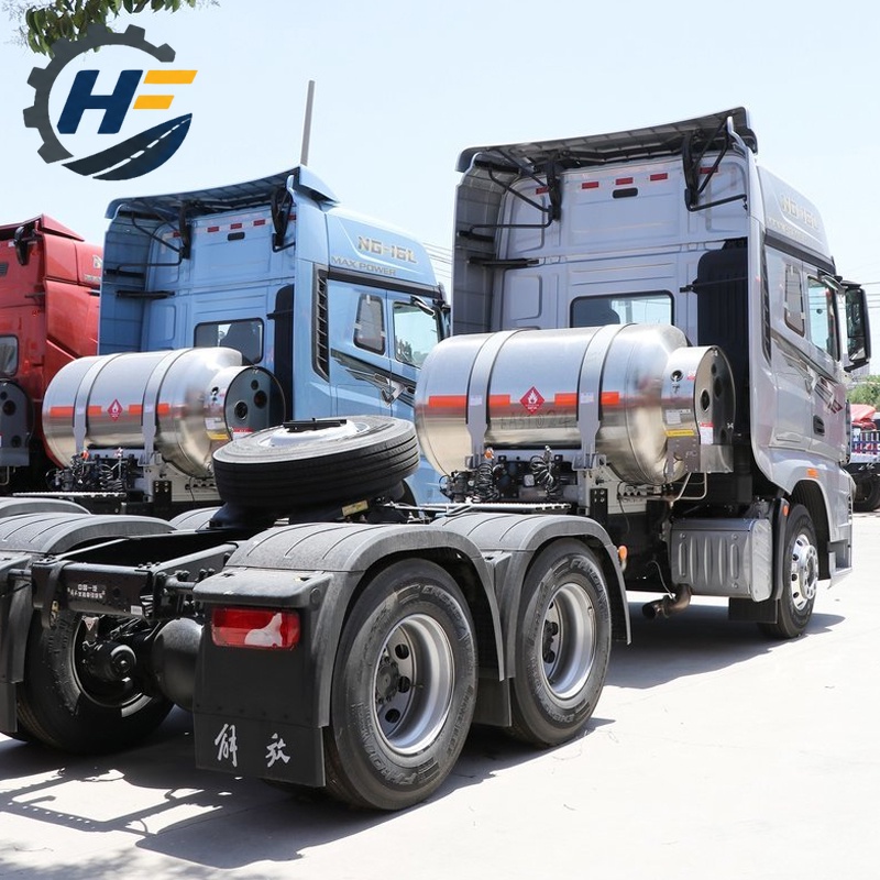 Faw J7 Heavy Truck 600HP 6x4 LNG Automatic Gear Tractor
