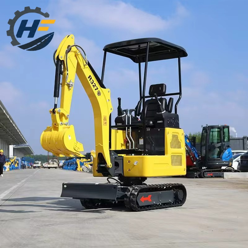 Yellow Mini Excavator