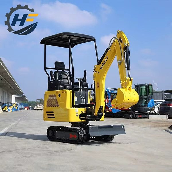 Yellow Mini Excavator