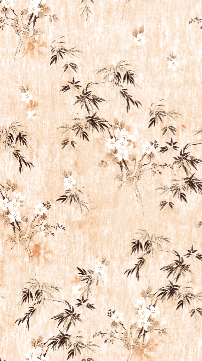 Silk chiffon, polyester twill, heat transfer printing