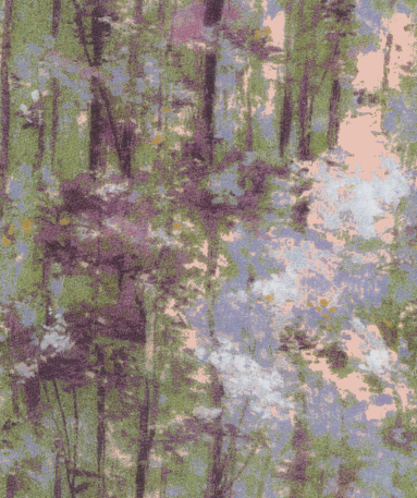 Silk chiffon, polyester twill, heat transfer printing