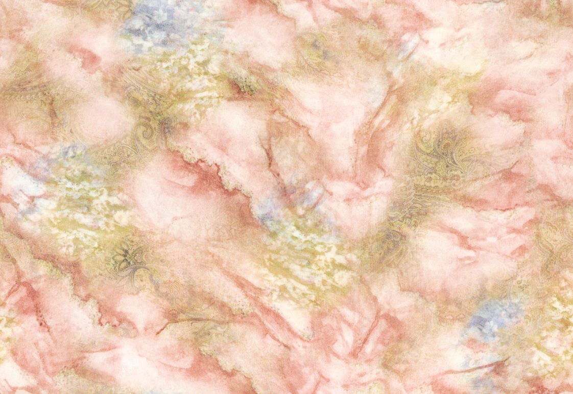 Silk chiffon, polyester twill, heat transfer printing