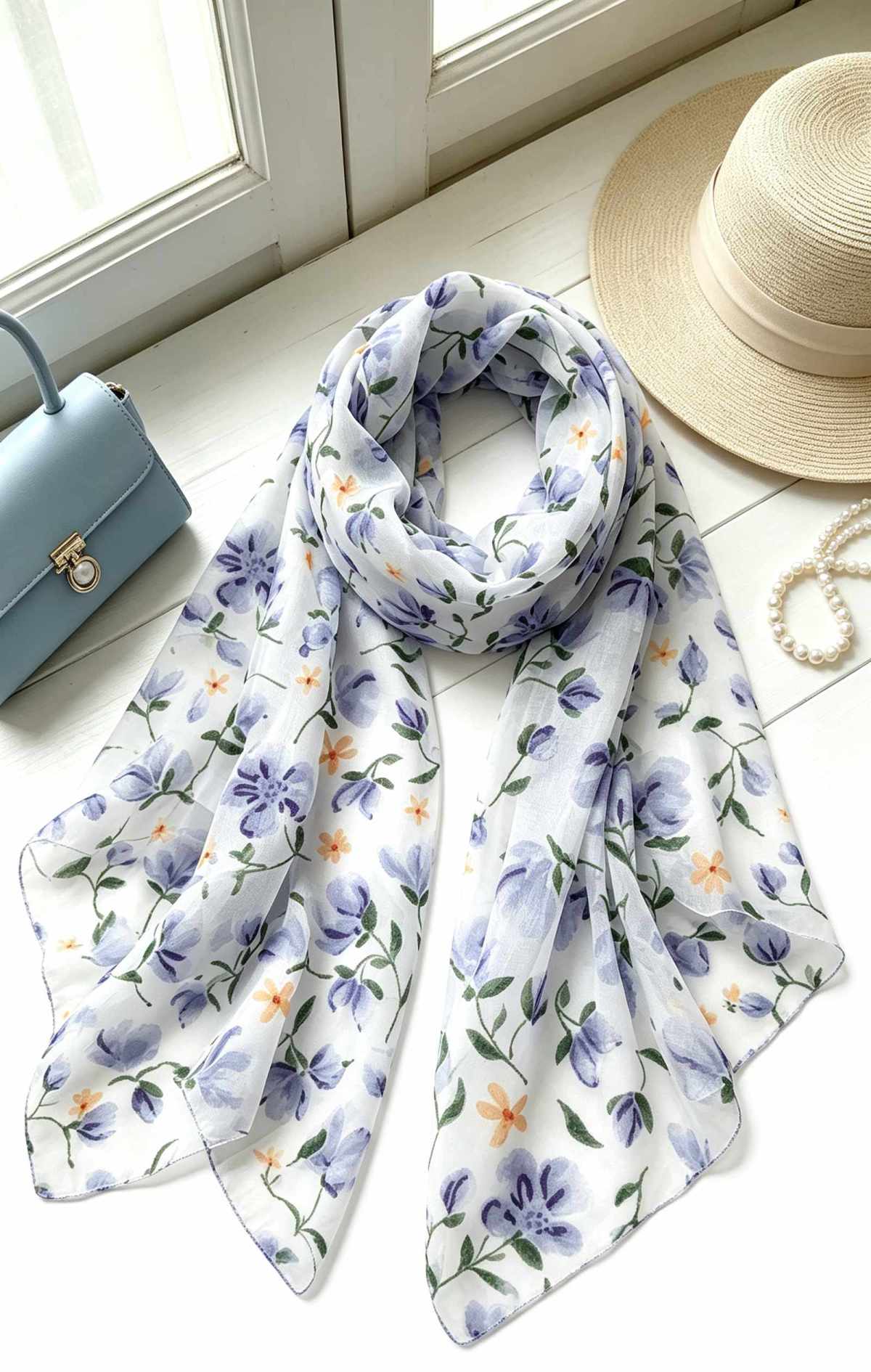 Silk chiffon, polyester twill, heat transfer printing